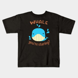 Whale funny pun Kids T-Shirt